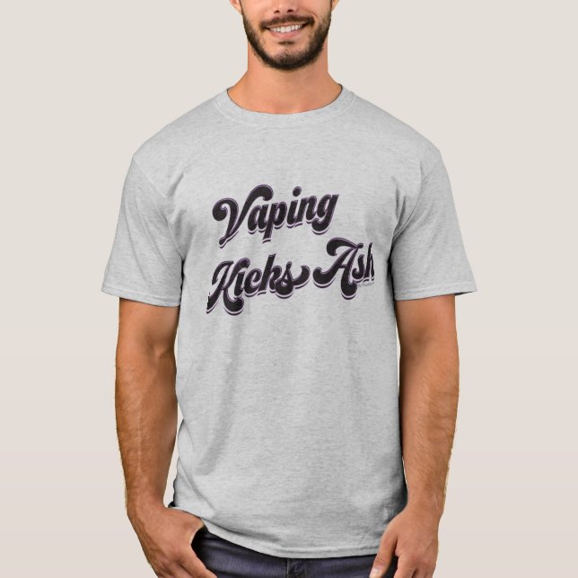 Ω VAPE Shirt | Kicks Ash VapeGoat™ T Shirt (Framsida)