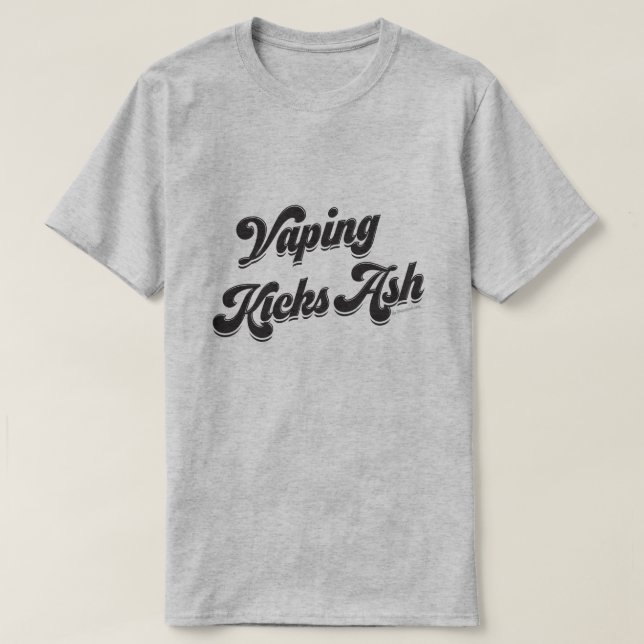 Ω VAPE Shirt | Kicks Ash VapeGoat™ T-shirt (Design framsida)