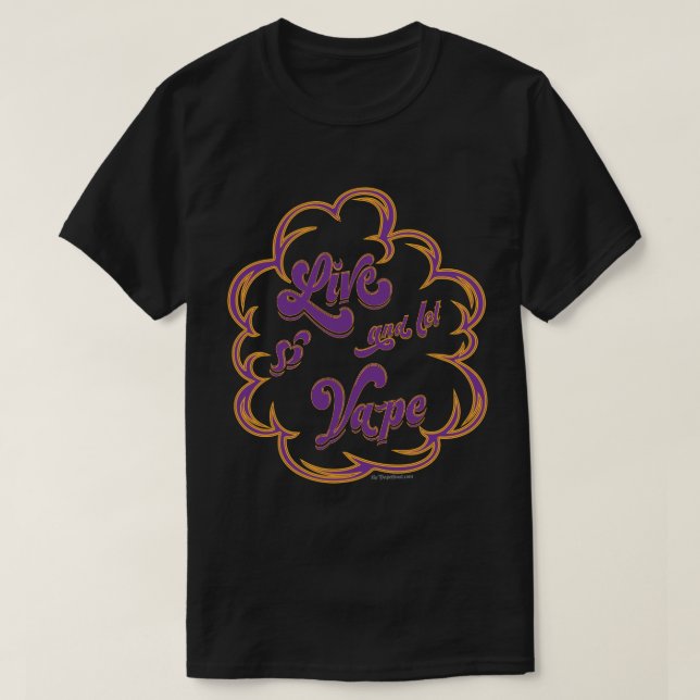 Ω VAPE Shirt | Lev och låt band | VapeGoat™ T-shirt (Design framsida)
