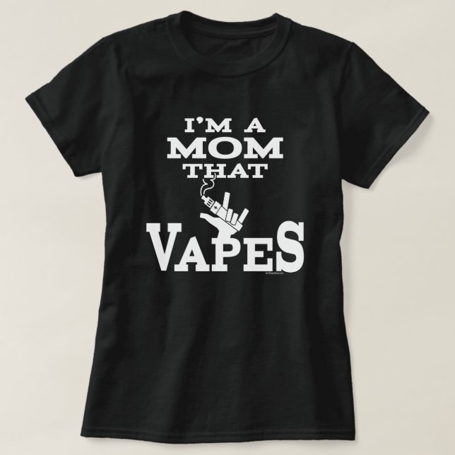 Ω VAPE Shirt | Mamma som avlider | VapeGoat™ T-shirt (Design framsida)