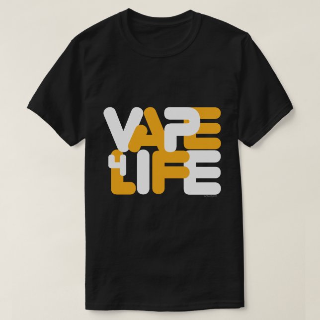 Ω VAPE Shirt | Vape 4 Life | VapeGoat™ T-shirt (Design framsida)