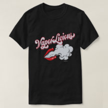 Ω VAPE Shirt | VaporLicious Sexy Läppar DK VapeGoa