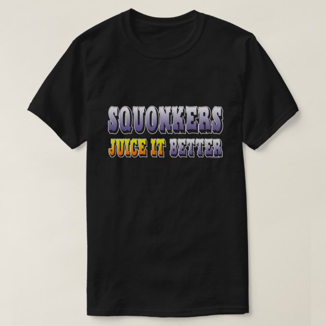 Ω VAPEShirt | Squonkers Juice it Better VapeGoat™ Tröja (Design framsida)
