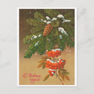 С Н о в ы м г budgivningsbud anbudsförfarande! Vykort