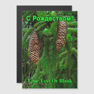 С Р о ж д е budgivningsmöjlighet - Cones and Nål