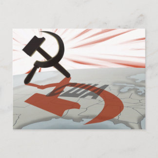 "С Ш А" kommunistAmerika Vykort
