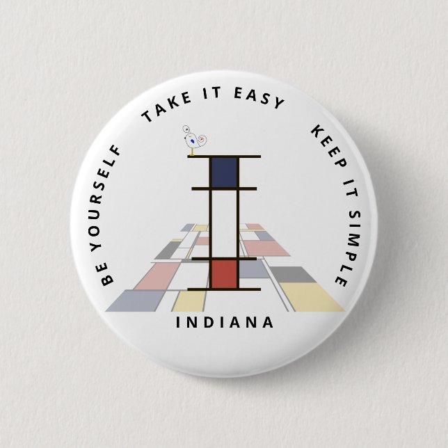 С aptitretande neoplasticism Art Monogram. BREV I Knapp (Framsida)