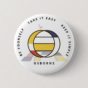 С aptitretande neoplasticism Art Monogram. BREV O Knapp