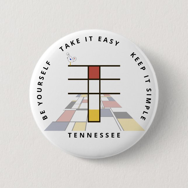 С aptitretande neoplasticism Art Monogram. BREV T Knapp (Framsida)