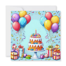 С födelsedagsfest konst