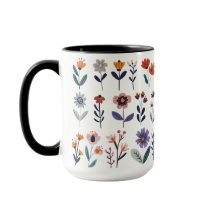 С insamling av blommor från vektorer