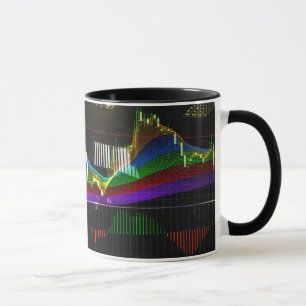 С med "regnbåge"-indikator mugg