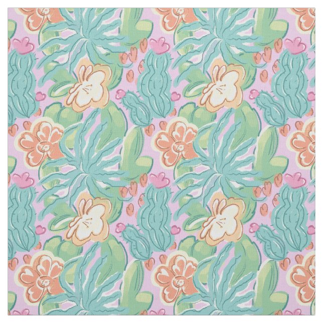 С och växter. tyg (Provkarta)