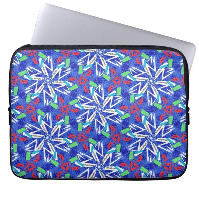 С snöflingor laptop fodral (Framsidan)