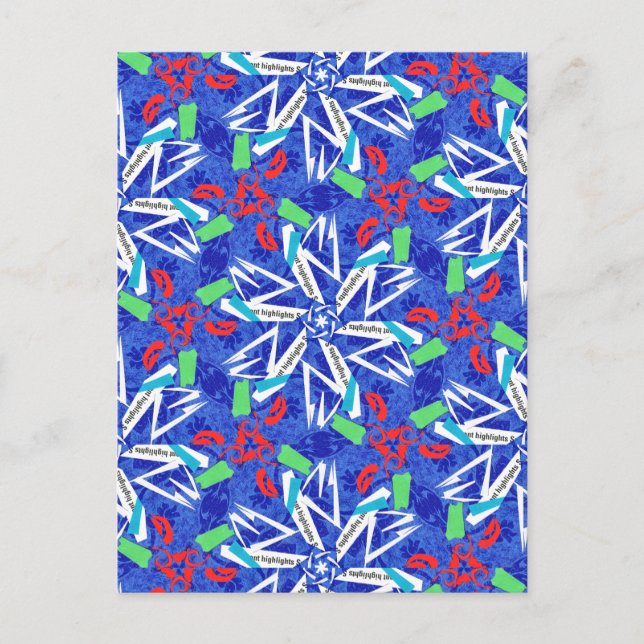 С snöflingor vykort (Framsida)