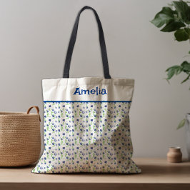 С utstråla blåbär, vattenfärgen mönster namn tygkasse