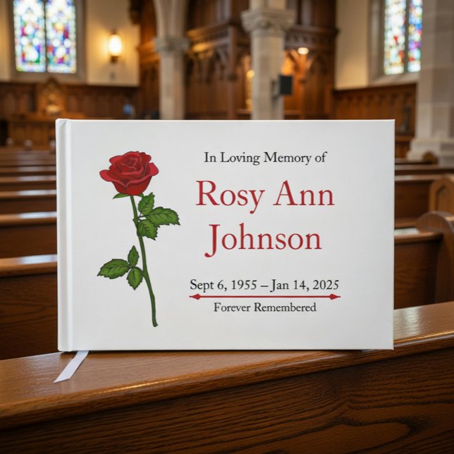 Сpecialbok för begravningsgästbok gästböcker (Skapare uppladdad)