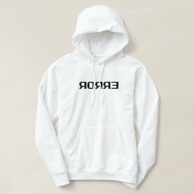 Я Я Я Ǝ | FEL HOODIE (Design framsida)
