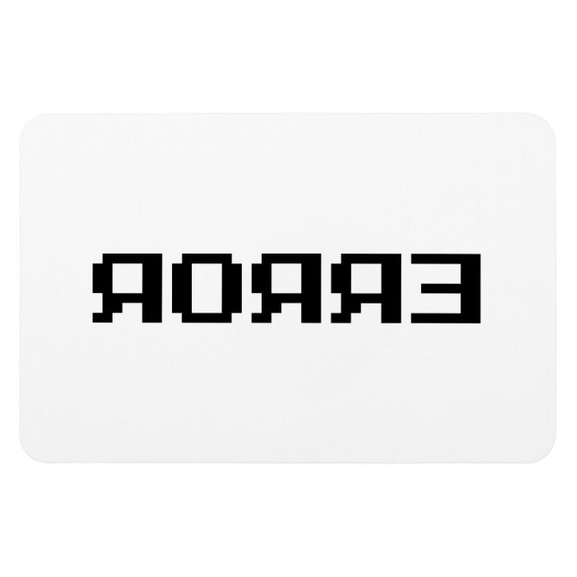 Я Я Я Ǝ | FEL MAGNET (Horisontell)