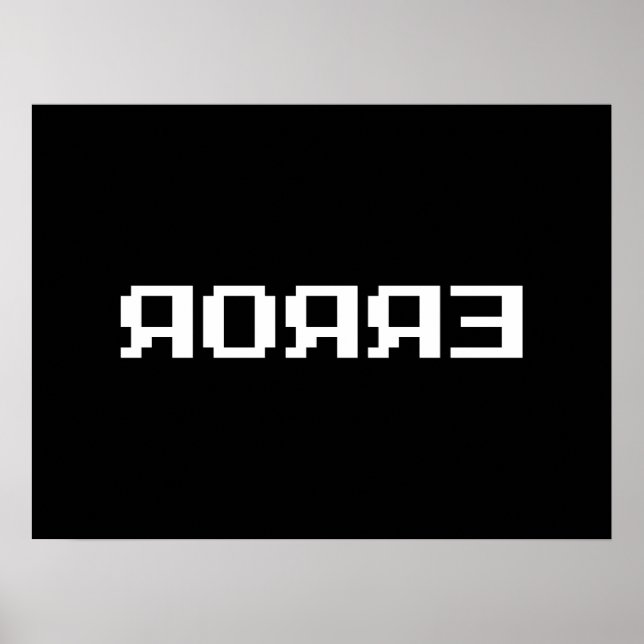 Я Я Я Ǝ | FEL POSTER (Framsidan)