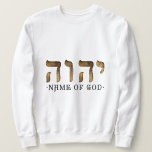יהוה/ YHWH/Yahweh Lång Ärmad Tröja