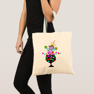 ♥ ت ☘ Crowned Irish Queen Chicken Fabulous Snyggt Tygkasse