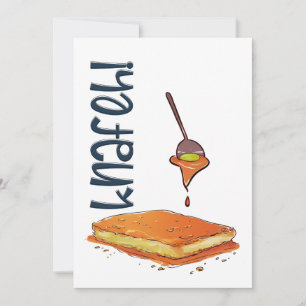 ك ن ا ف Arabiska Knafeh Kunafa Mitten Östra Sweets Inbjudningar