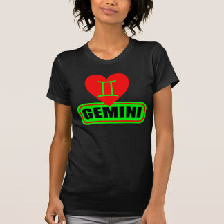๑▒★Kärlek Tvillingarna Damer Förstörd T-Shirt★▒๑ T Shirt