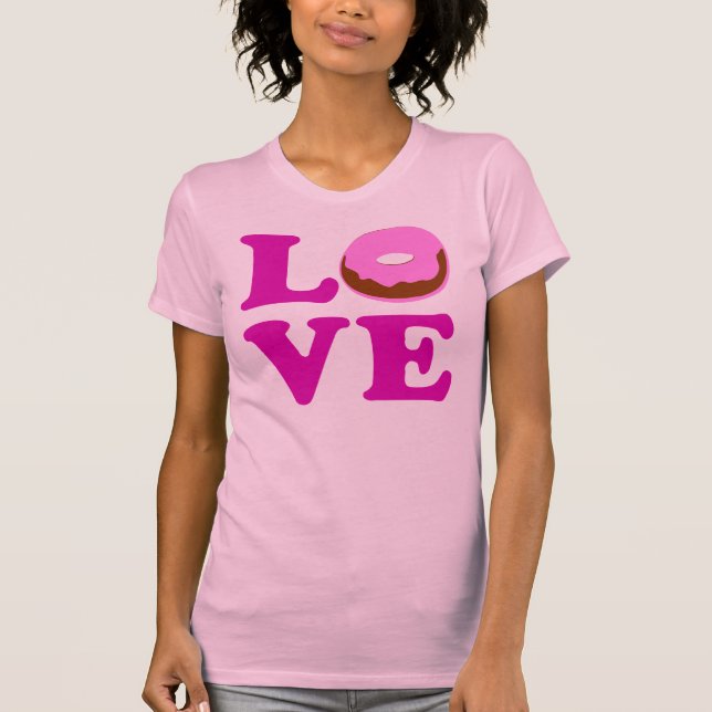 ღټ♥Lovemunkkvinna chic rund hals T-Shirtټ♥ღ Tee (Framsida)