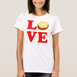 ღ ♥ تKärlek Donut Chic Crew-nacke T-Shirtت ♥ ღ T-shirt