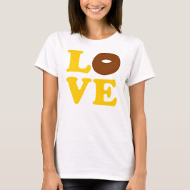 ღ ♥ تKärlek Donut Chic Crew-nacke T-Shirtت ♥ ღ Tee Shirt