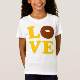 ღ♥ټKärlek Donut Bella Flickors Fantastiska Docka♥ღ Tee Shirt