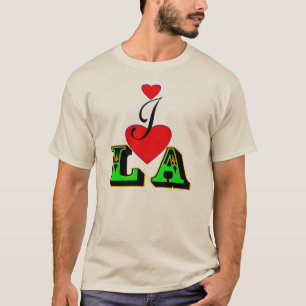 ღ ♥ I Kärlek LA Fabulous Basic T-Shirt ♥ ღ