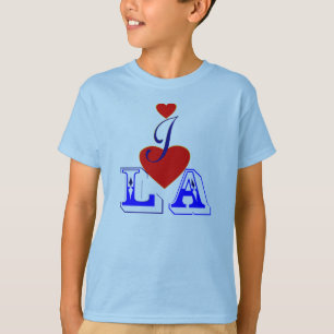 ღ ♥ I Kärlek LA Kids' Hanes Snyggt Sweatshirt ♥ ღ T-shirt