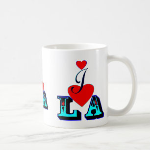 ღ ♥ I Kärlek LA-Los Angeles Classic White Mugg ♥ ღ