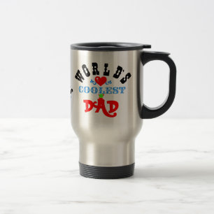ღ╬♥"Världens coolaste pappa" Res/pendlar mugg♥╬ღ Resemugg