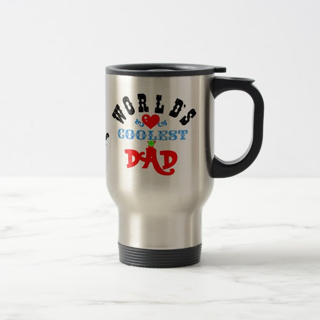 ღ╬♥"Världens coolaste pappa" Res/pendlar mugg♥╬ღ Resemugg (Höger)