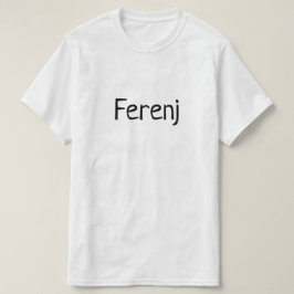 ፈ ረ ን ጅ Ferenj Foreigner Amharic Roligt Etiopien T Shirt