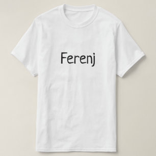 ፈ ረ ን ጅ Ferenj Foreigner Amharic Roligt Etiopien T Shirt