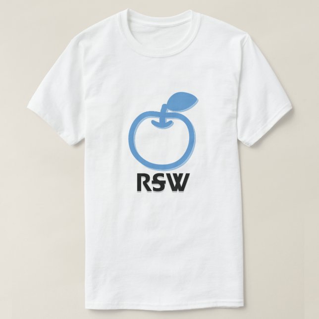 Ꮢ Ꭶ Ꮤ - äpple i Cherokee Tröja (Design framsida)