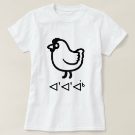 ᐊ'ᐊ'ᐋᒃ - kyckling på inuktitut tee