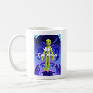 あいさつする宇宙人の柄 KAFFEMUGG
