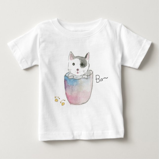 いたずら子猫のご挨拶 TEE (Framsida)