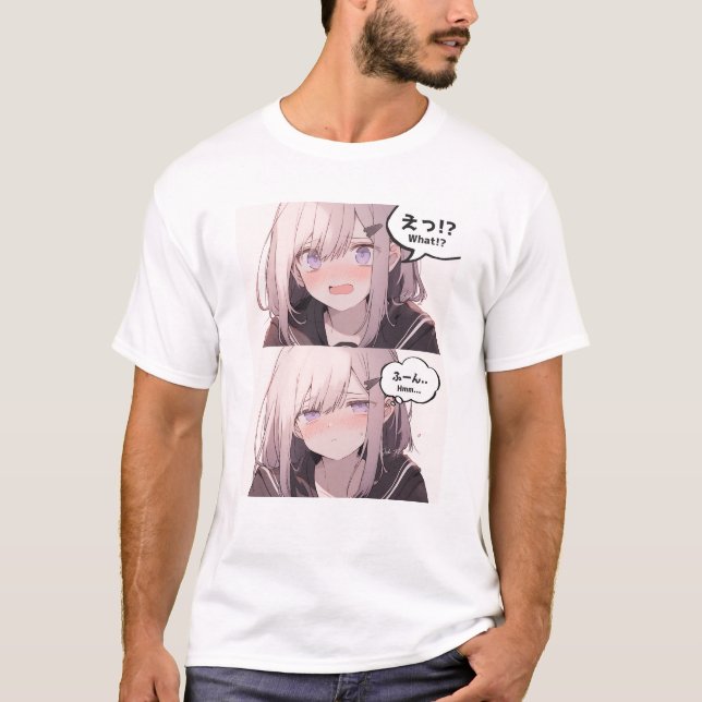 え！？ふーん...Tシャツ｜寿司娘 T SHIRT (Framsida)