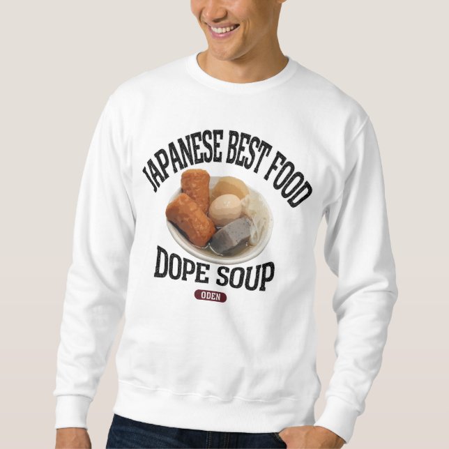 おでん（ビンテージ風） LÅNG ÄRMAD TRÖJA (Framsida)