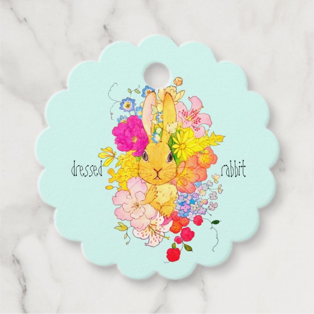 おめかし♡ウサギ GÅVOR ETIKETTER (Framsida)