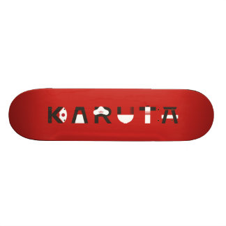 かるたJapanロゴ スケート板 Mini Skateboard Bräda 18,5 Cm