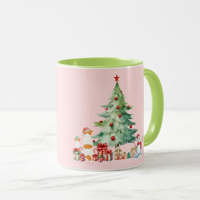 かわいいジャックラッセルテリアのクリスマス♡ MUGG (Framsida höger)