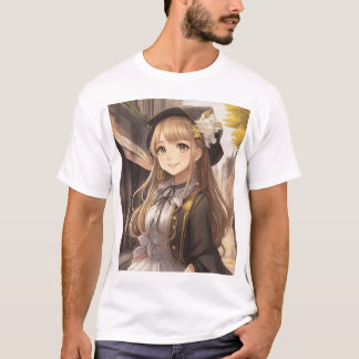 かわいい女の子のイラスト T SHIRT