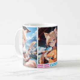 かわいい猫耳娘のカップ KAFFEMUGG